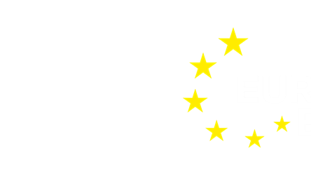 Das Logo zeigt sechs gelbe Sterne in einem oben rechts offenen Kreis und den Schriftzug Europaverein Barsinghausen e.V.