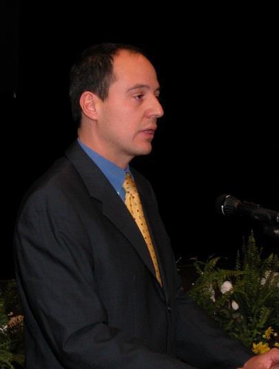 Tag der Städtepartner, Vereinsvorsitzender Thorsten Franz bei seiner Rede