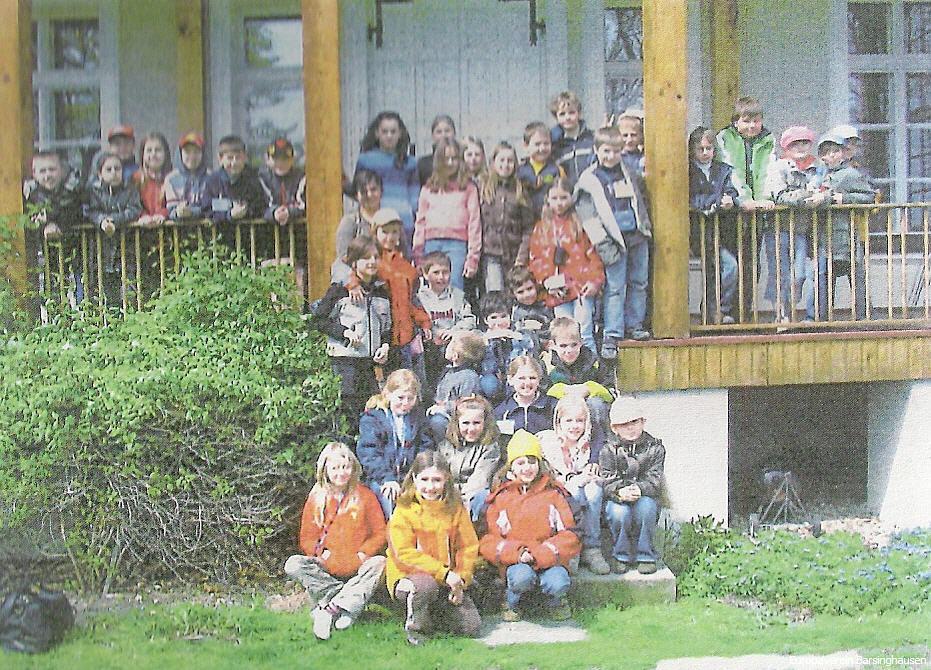 Ein Gruppenfoto von Schülern aus Barsinghausen und Mont-Saint-Aignan