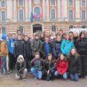 Die deutsch-französische Gruppe vor dem Capitole in Toulouse