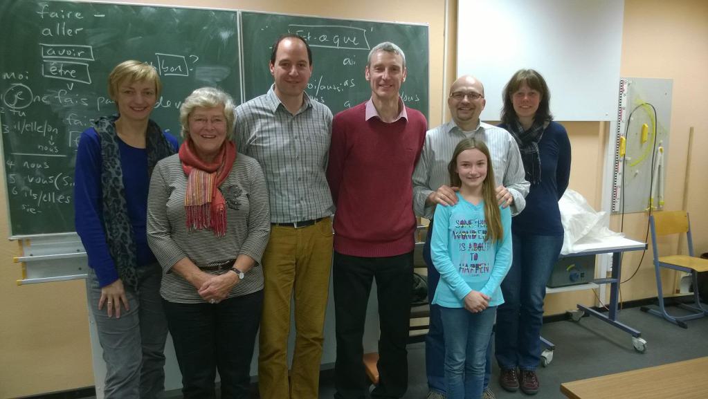 Gruppenfoto der Teilnehmer eines Französisch-Kurses