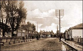 Straßenzug in Kovel