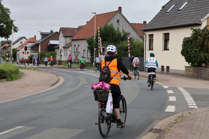 Teilnehmer unterwegs in Hohenbostel