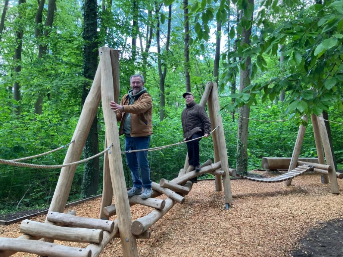 Waldpfad auf der Landesgartenschau