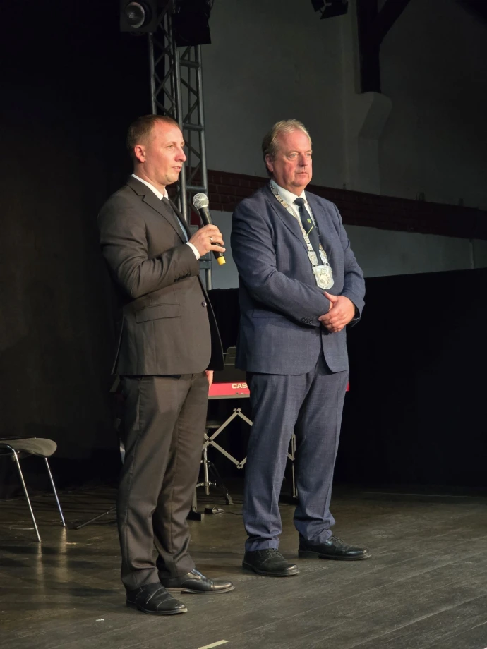 Der Stadtrat aus Kovel bei seinen Grußworten